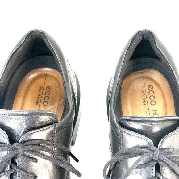 ECCO Helsinki 2 Bicycle Toe Black Lace Up Dress Shoes Men\'s Size 44 EU main image 5